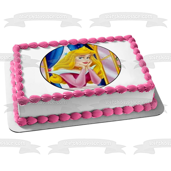 Adorno comestible para tarta de Princesa Aurora de Disney, imagen ABPID12554 