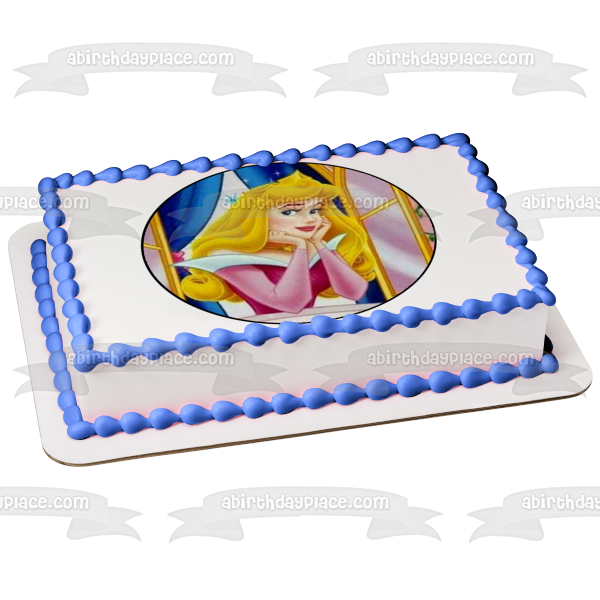 Adorno comestible para tarta de Princesa Aurora de Disney, imagen ABPID12554 