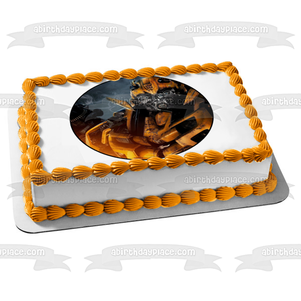 Imagen comestible para decoración de tarta de Transformers Bumblebee ABPID12598 