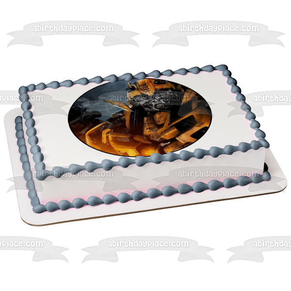 Imagen comestible para decoración de tarta de Transformers Bumblebee ABPID12598 