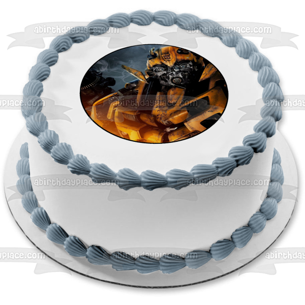 Bumblebee Movie Dropkick and Shatter Edible Cake Topper Image ABPID008 – A  Birthday Place