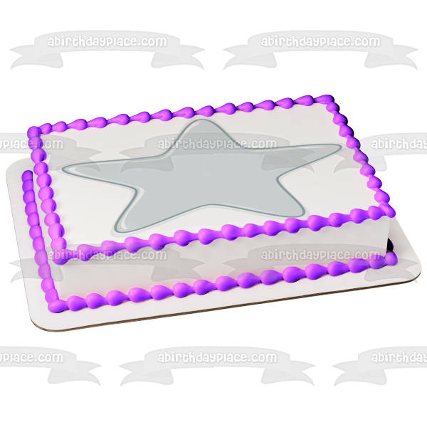 Adorno comestible para tarta con estrella azul de Pj Masks, imagen ABPID12700 