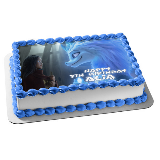 Raya and the Last Dragon Sisu Edible Cake Topper Image ABPID53903