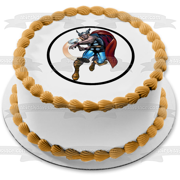 Marvel Avegengers cómics Thor comestible decoración para tarta imagen ABPID12759 