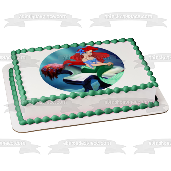 Disney the Little Mermaid Ariel Edible Cake Topper Image ABPID12769