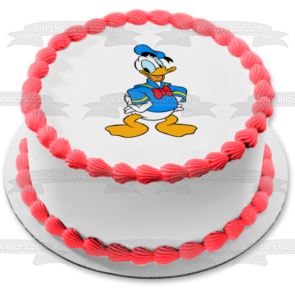 Imagen de decoración comestible para tarta de Mickey Mouse y sus amigos del pato Donald de Disney ABPID12849 