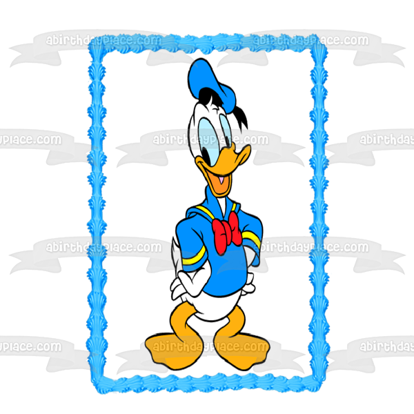 Imagen de decoración comestible para tarta de Mickey Mouse y sus amigos del pato Donald de Disney ABPID12849 