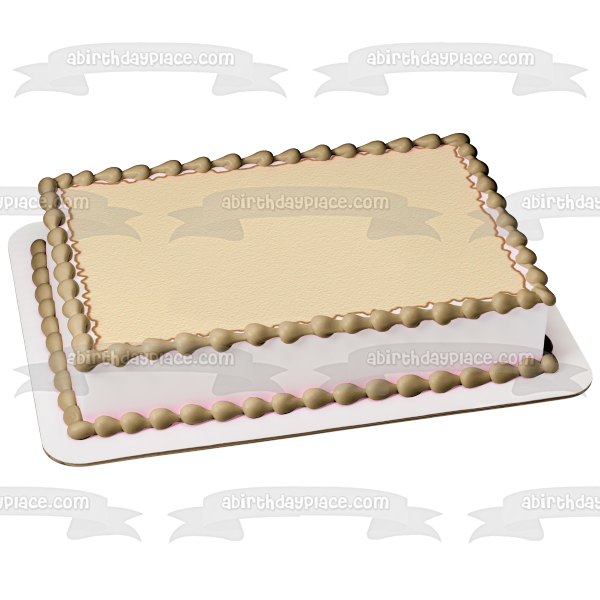 Imagen comestible para decoración de tarta con patrón de desplazamiento de papiro ABPID13206 