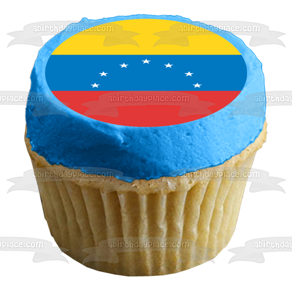 Flag of Venezuela Edible Cake Topper Image ABPID13108