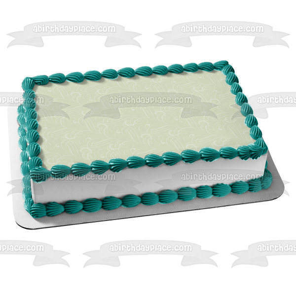 Adorno comestible para tarta con patrón de remolinos blancos, imagen ABPID13130 