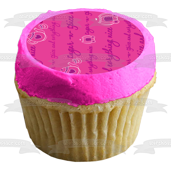 Azúcar y especias y todo lo bonito, teteras, fondo rosa, decoración comestible para tarta, imagen ABPID13324 