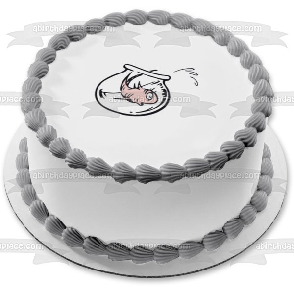 Dr. Seuss The Cat in the Hat Fish Edible Cake Topper Image ABPID14837