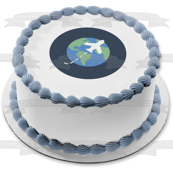 Imagen comestible para tarta con diseño de nave espacial de viaje espacial ABPID15005 