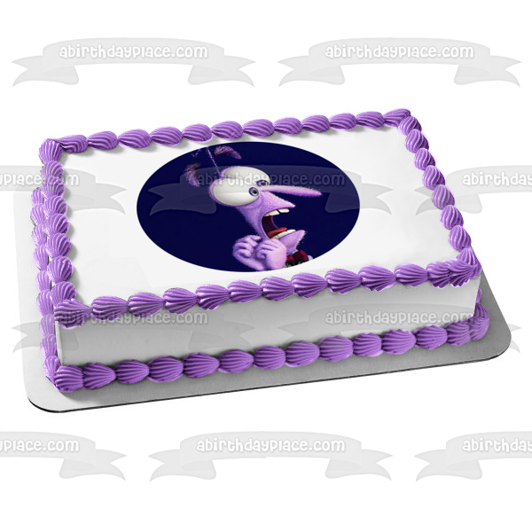 Inside Out Angst Blue Background Edible Cake Topper Image ABPID15017