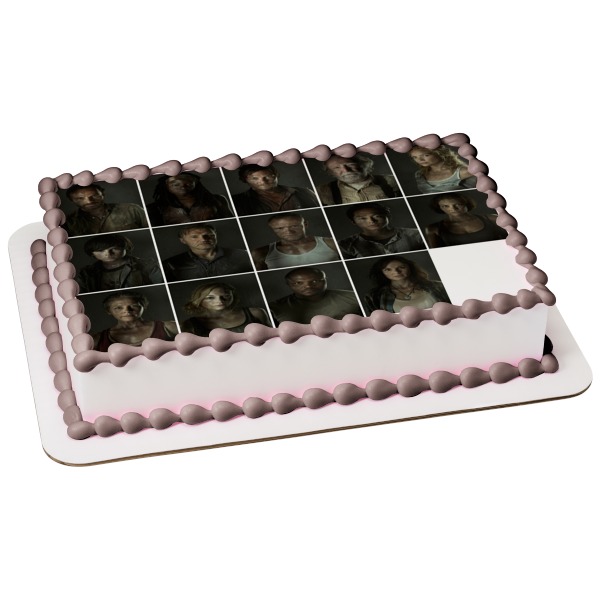 The Walking Dead Darryl Rick Michonne Glenn Rhee Andrea Edible Cake Topper Image ABPID15115