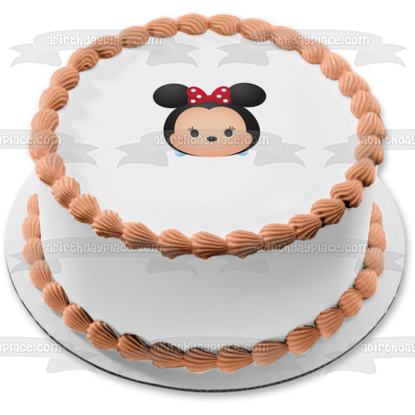 Imagen comestible para tarta de Minnie Mouse Tsum Tsum de Disney ABPID15126 