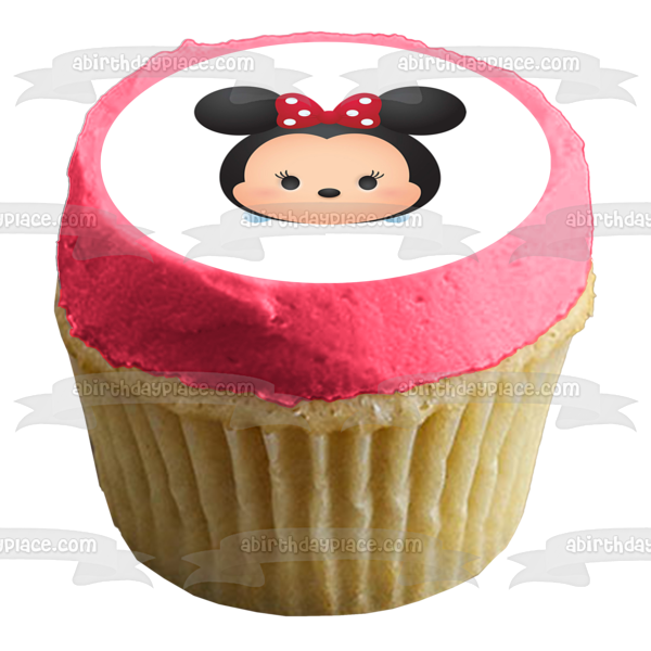 Imagen comestible para tarta de Minnie Mouse Tsum Tsum de Disney ABPID15126 