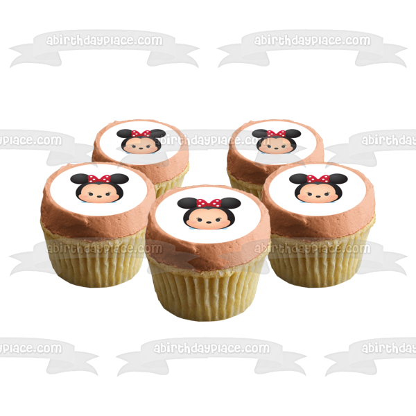 Imagen comestible para tarta de Minnie Mouse Tsum Tsum de Disney ABPID15126 