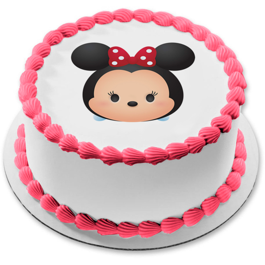 Imagen comestible para tarta de Minnie Mouse Tsum Tsum de Disney ABPID15126 