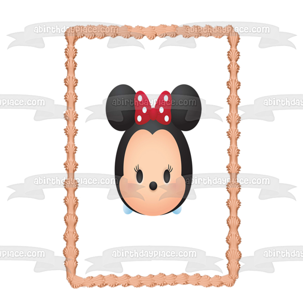 Imagen comestible para tarta de Minnie Mouse Tsum Tsum de Disney ABPID15126 