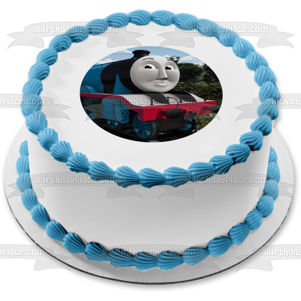 Thomas and Friends Gordon Tank Engine Edible Cake Topper Image ABPID15340