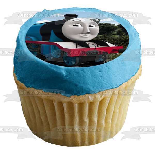 Thomas and Friends Gordon Tank Engine Edible Cake Topper Image ABPID15340