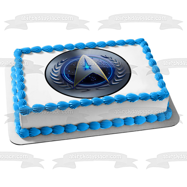 Imagen comestible para tarta con el logotipo de Comando de la Flota Estelar de Star Trek ABPID15356 