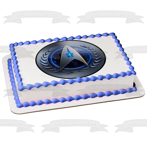 Imagen comestible para tarta con el logotipo de Comando de la Flota Estelar de Star Trek ABPID15356 