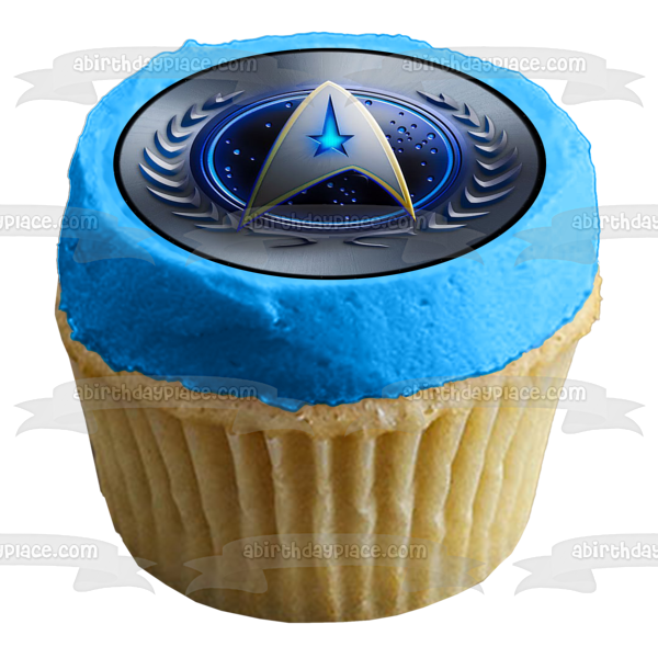 Imagen comestible para tarta con el logotipo de Comando de la Flota Estelar de Star Trek ABPID15356 