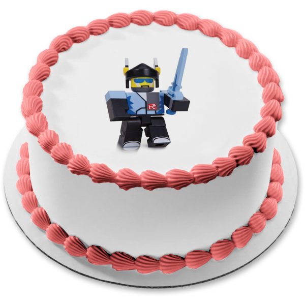 Roblox Assorted Characters and Skins Edible Cake Topper Image