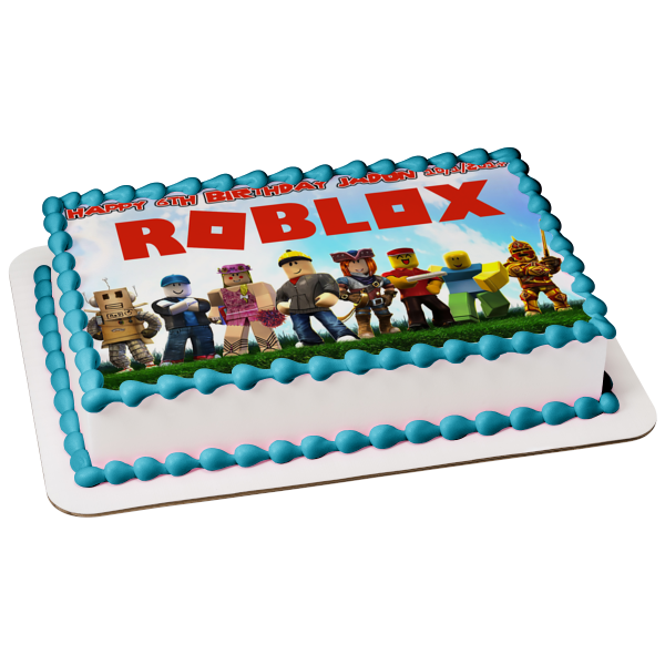 Roblox Personajes Variados Libros Infantiles Adorno Comestible Para Tarta Imagen ABPID15420 