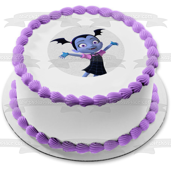 Vampirina Disney White Background Edible Cake Topper Image ABPID15227