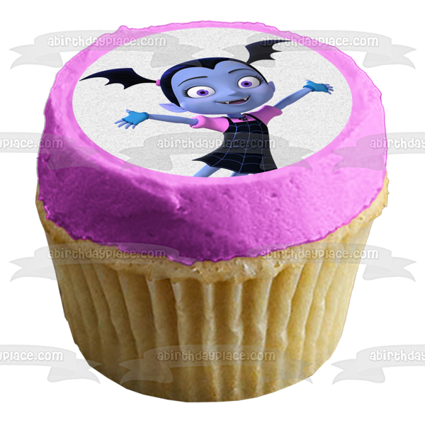 Vampirina Disney White Background Edible Cake Topper Image ABPID15227