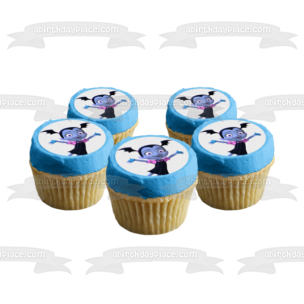 Vampirina Disney White Background Edible Cake Topper Image ABPID15227