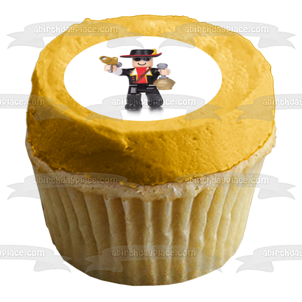 Roblox Oyuncakları Shooting Gold Gun Edible Cake Topper Image ABPID15515