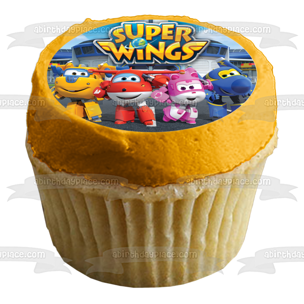 Imagen comestible para tarta de Super Wings Todd Dizzy Jerome Jett ABPID15246 