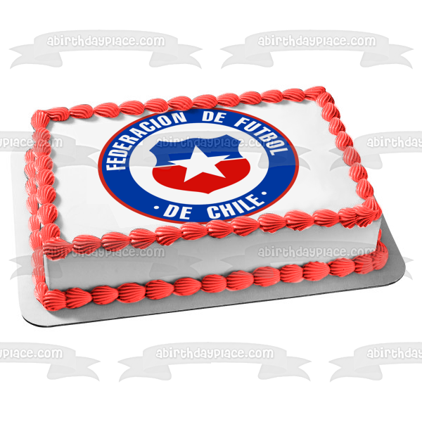 Fts 15 Chilie Logo Dream Soccer League Edible Cake Topper Image ABPID20633