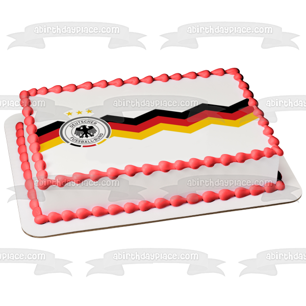 Germany National Football Team World Cup 2018 Logo Edible Cake Topper Image ABPID20638