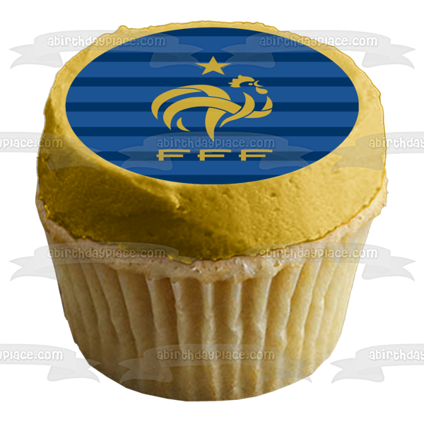 France World Cup Logo Edible Cake Topper Image ABPID20641