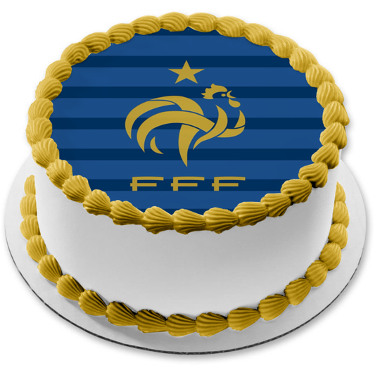 France World Cup Logo Edible Cake Topper Image ABPID20641