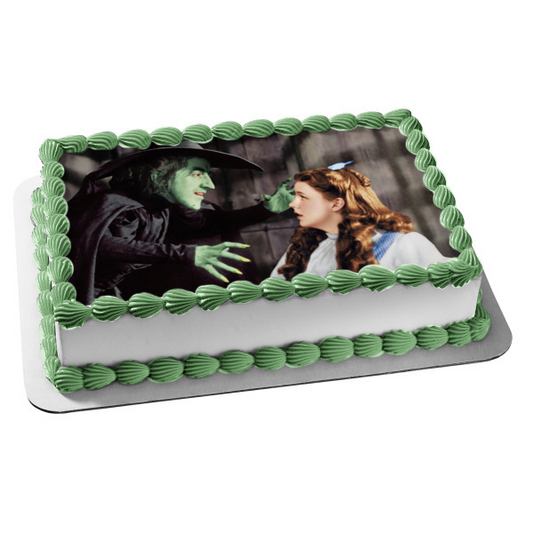 The Wizard of Oz Dorothy Wicked Witch of the West Edible Cake Topper Image ABPID22015