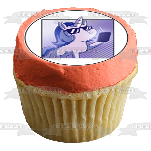 Unstable Unicorns 24 Count Cupcakes Glamour Shots Card Game Edible Cupcake Topper Images ABPID54076