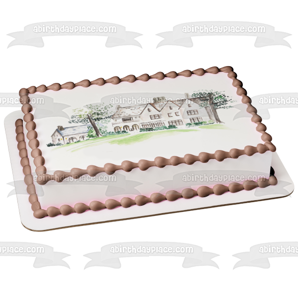 Cherokee Town &amp; Country Club dibujo adorno comestible para tarta imagen ABPID21868 