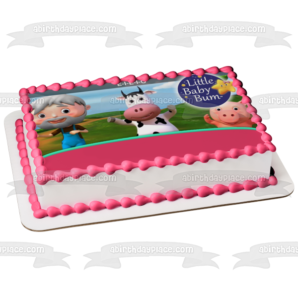 Little Baby Bum Lbb Cow Lbb Pig Twinkle The Star Edible Cake Topper Image ABPID22117