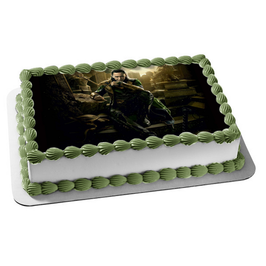 Marvel Loki Jack Kirby Edible Cake Topper Image ABPID22122