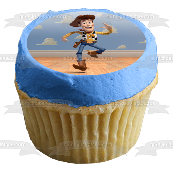 Toy Story 3 Woody Running Edible Cake Topper Image ABPID22163