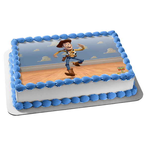 Toy Story 3 Woody Running Edible Cake Topper Image ABPID22163