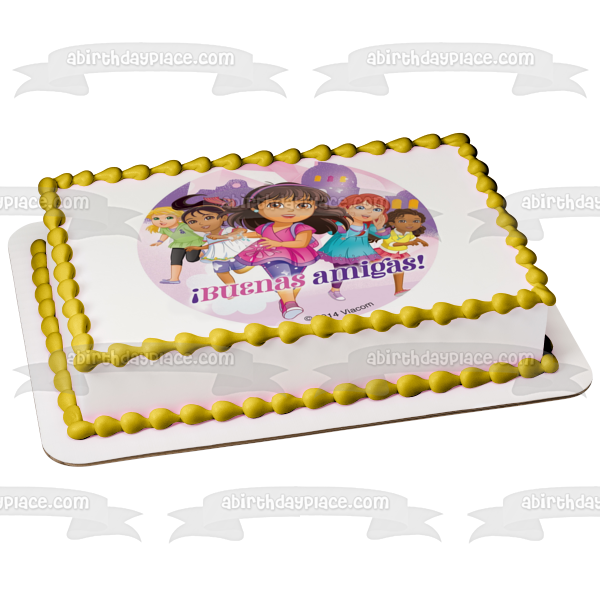 Dora and Friends Naiya Kate Alana Emma Edible Cake Topper Image ABPID21975