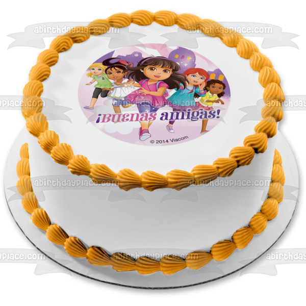 Dora and Friends Naiya Kate Alana Emma Edible Cake Topper Image ABPID21975