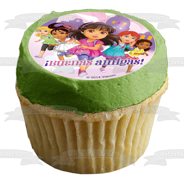 Dora and Friends Naiya Kate Alana Emma Edible Cake Topper Image ABPID21975